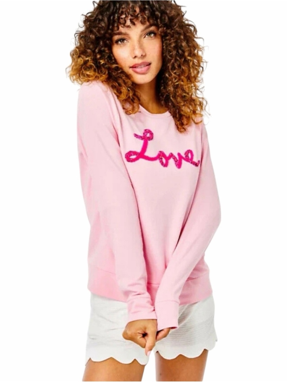 Lilly Pulitzer Rami Sweatshirt in Pink Blossom